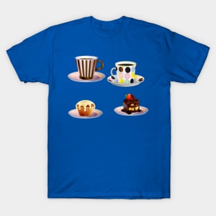 Merry Christmas Hot Drinks & Cakes T-Shirt